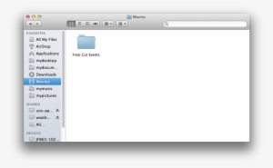 Events - Folder - Mac Os X Lion Finder
