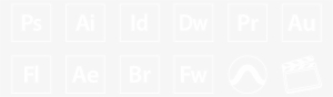 Adobe Creative Suite, Pro Tools, Final Cut Pro - Adobe Icons Set Vector