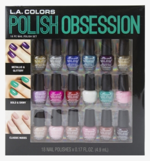 Colors 18 Piece Mini Nail Polish Obsession Set - Nail Polish