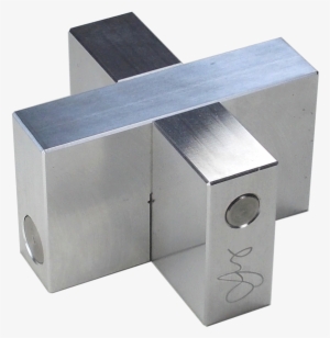 Wil Strijbos Aluminium Cross Puzzle - Aluminium Cross Take Apart Puzzle