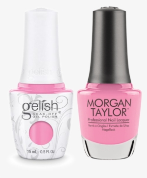 Gelish Gel Polish & Morgan Taylor Nail Lacquer, Look - Some Like It Red Gelish