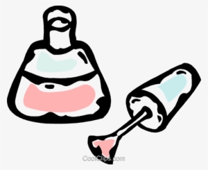 Esmalte De Uñas Libres De Derechos Ilustraciones De - Esmalte Vetor Png