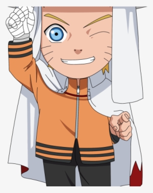 Naruto Clipart Hokage Costume - Naruto The Last Chibi