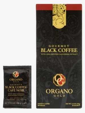 Gourmet Black Coffee - Organo Gold Gourmet Black 30 Sachets