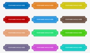 Vetor De Placa De Nome - Nameplate