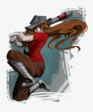 Tf2 Female Scout - Illustration