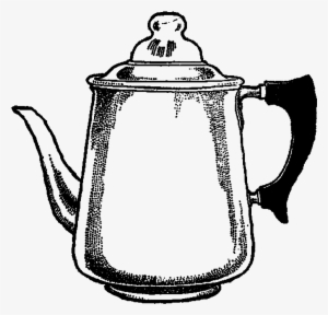 Coffee Pot Digital Download Image - Vintage Coffee Png