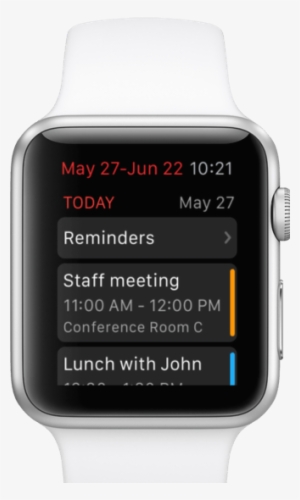 Fantastical 2 For Apple Watch Event List - Apple 42mm Sport Band