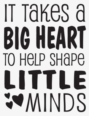 It Takes A Big Heart Wall Quotes U2122 Decal Wallquotes