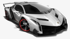 Lamborghini Veneno Grey W- Red Rims - Hot Wheels - 2014 Hw City 37/250 - Lamborghini Veneno