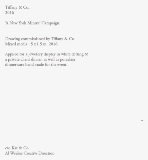 Website Writing Tiffany