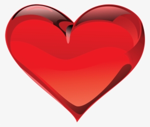 Ruby Transparent Png Sticker - Large Red Heart