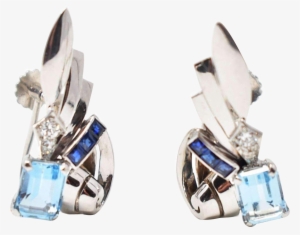 Late Art Deco 14k Tiffany & Co - Earring