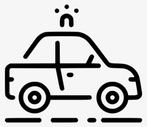 Police Car - - Sustainable Transportation Icon