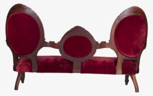 Ruby Velvet Sweet Heart Sofa - Velvet