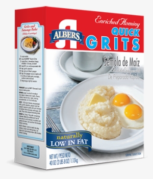 Albers Grits Carton - Albers Quick Grits 40 Oz