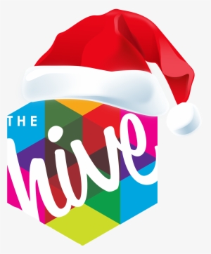 Hive Logo Christmas Hat - Hive Wirral Youth Zone Logo
