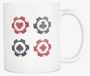 Casino Chip Design Coffee Tea Mug - Casino Chips