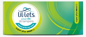 Smartfit™ Non-applicator - Lil-lets Smartfit 16 Tampons