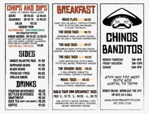 Trifold 2018 - Chinos Banditos