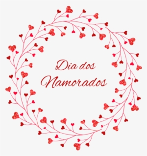 Dia Dos Namorados Tarjeta De Saludo Con Una Corona - Circle