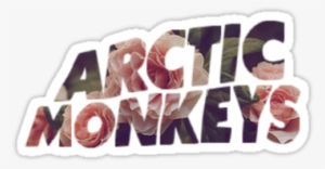 "arctic Monkeys Floral Logo" Stickers By Elianne - Domino Records - Arctic Monkeys