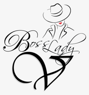 Boss Lady V - V Letter Design Tattoo
