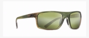 Maui Jim Byron Bay Sunglasses In Matte Green Stripe - Maui Jim Byron Bay