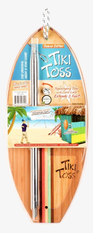 Tiki Toss Deluxe Ring Toss Game With Telescoping Pole