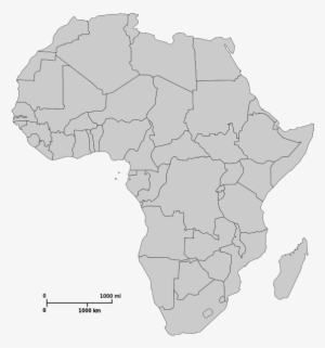 Px Blank Map Africa Image - Africa Map Png