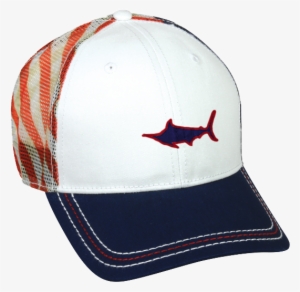 Marlin American Flag Mesh Back Hat, Hat