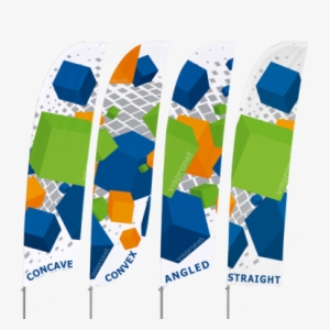 Bowflag® Blade Flag Is Offered In 4 Different Shapes - Map