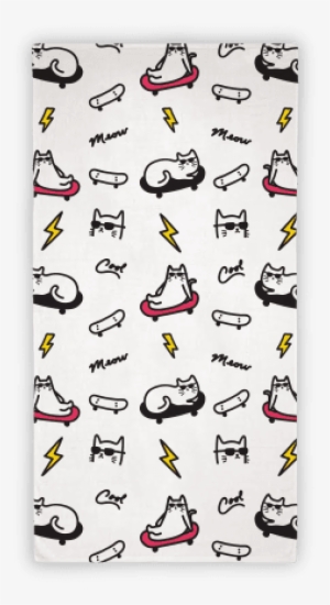 Cool Cats Pattern Towel - Beach Towels