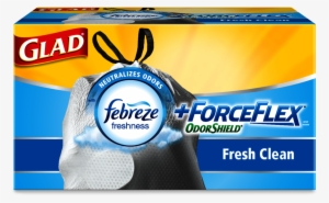 Glad Tall Kitchen Drawstring Trash Bags - Glad Forceflex Odorshield Tall Kitchen Drawstring Trash