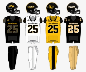 Usm Pre 2017 Unis - Southern Miss Football Uniforms 2018