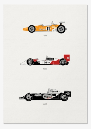 Rear View Prints The Iconic Mclaren Car Print