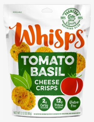 Tomato Basil Whisps - Whisps Parmesan Cheese Crisps