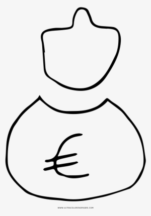 Money Sack Coloring Page - Drawing
