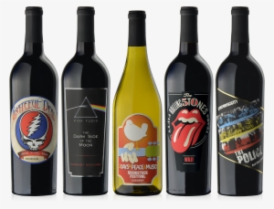 Wine Label Designs - Wines That Rock Rolling Stones 40 Licks Merlot 2012