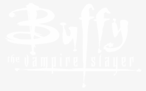Buffy The Vampire Slayer 01 Logo Black And White - Ps4 Logo White Transparent