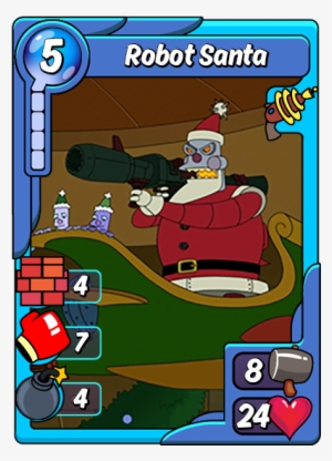 Robot-santa - Animation Throwdown Bob