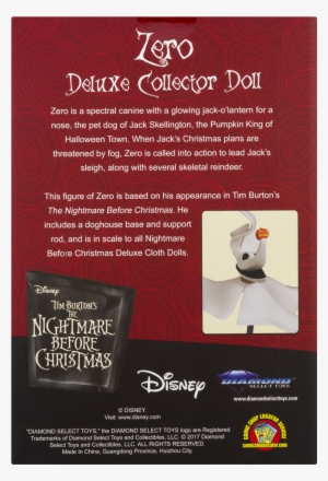 Diamond Select Toys Nigtmare Before Christmas Zero - Nightmare Before Christmas