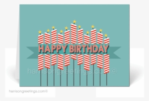 Retro Happy Birthday Cards For Customers - Greeting Card