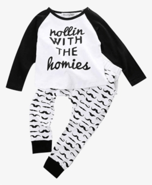 Petite Bello Clothing Set 1t Rollin With The Homies - Clothing