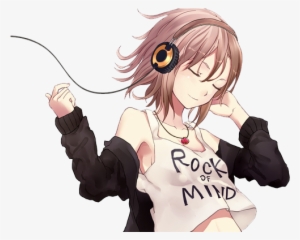 Girl Png 002 - Anime Girl Rock