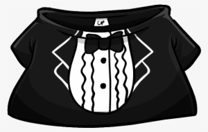 Classy T-shirt Clothing Icon Id 4199 - Club Penguin Tuxedo Shirt