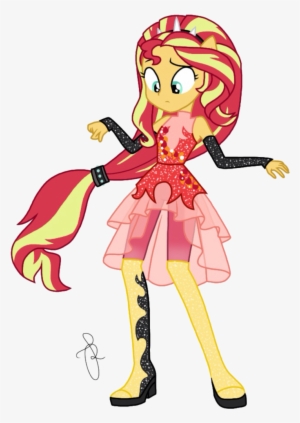 Ilaria122, Boots, Clothes, Equestria Girls, Evening - Sunset Shimmer New Power
