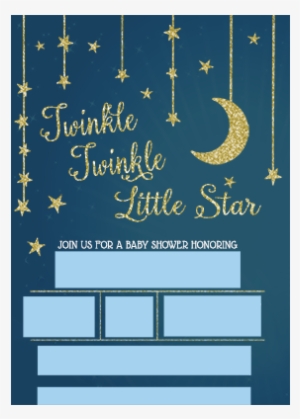 Error Message - Baby Shower Moon And Stars Invite