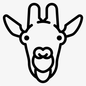 Giraffe Head - - Scalable Vector Graphics