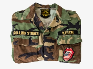 Rolling Stones Camo Jacket By Madeworn - Tahoe University
